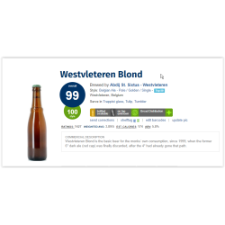 Trappist Westvleteren Blond